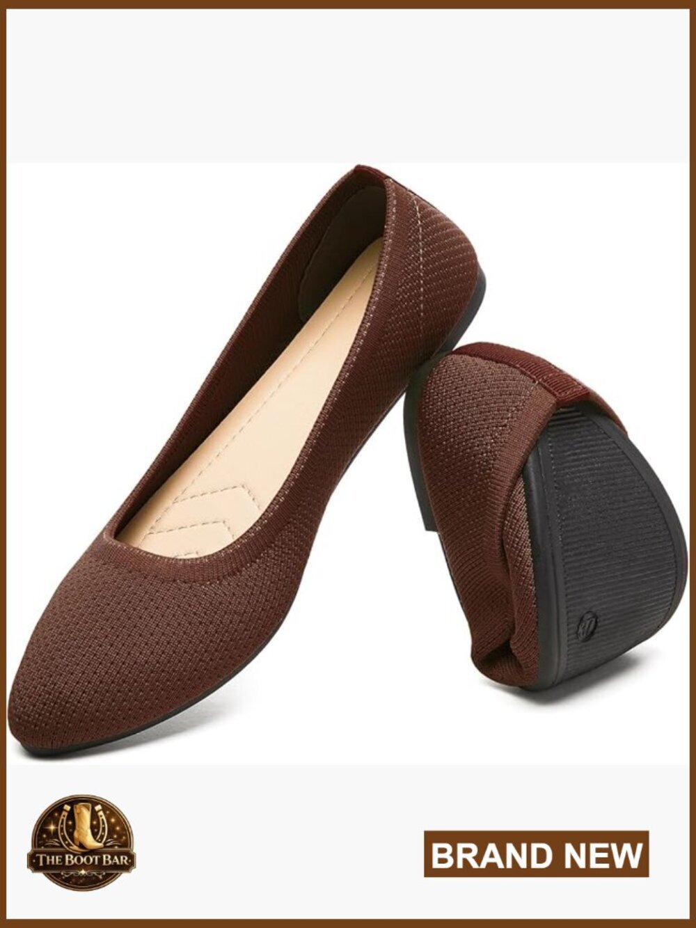 Women's Mesh Ballet Flats Pointed Toe Slip On Comfortable Casual Shoes